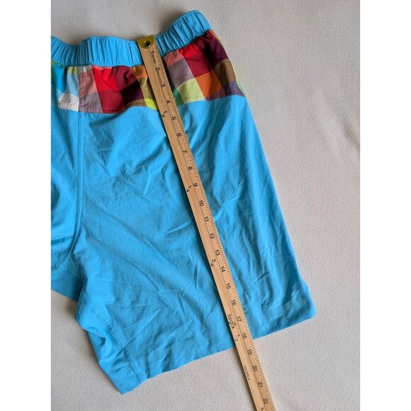 Lululemon Seawheeze Shorts Mens Large Blue Nylon Blend Stretch Running Gym - Picture 9 of 9